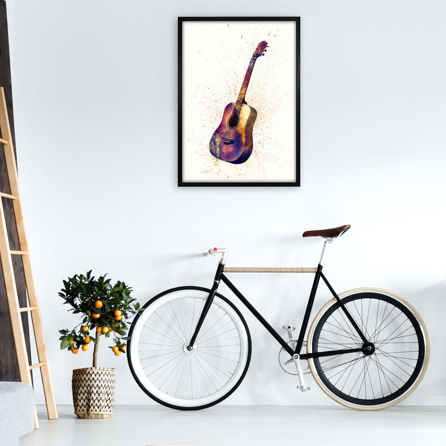Avelena | Akustische Gitarre Aquarell