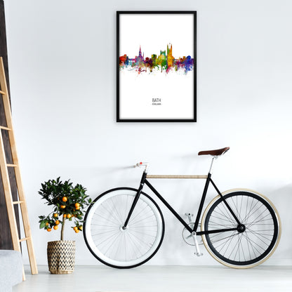 Avelena | Bad England Skyline Porträt Kunstdruck von Michael Tompsett