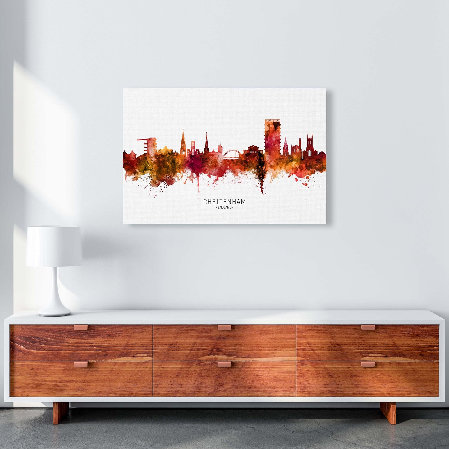 Avelena | Cheltenham England Skyline Rot Von Name