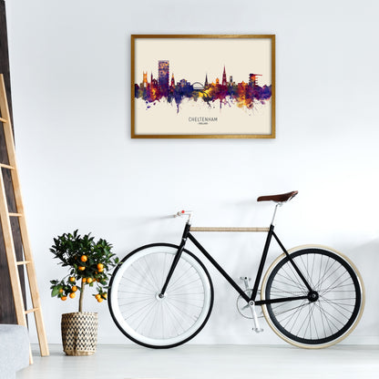 Avelena | Cheltenham England Skyline Herbst Von Name Kunst Druck
