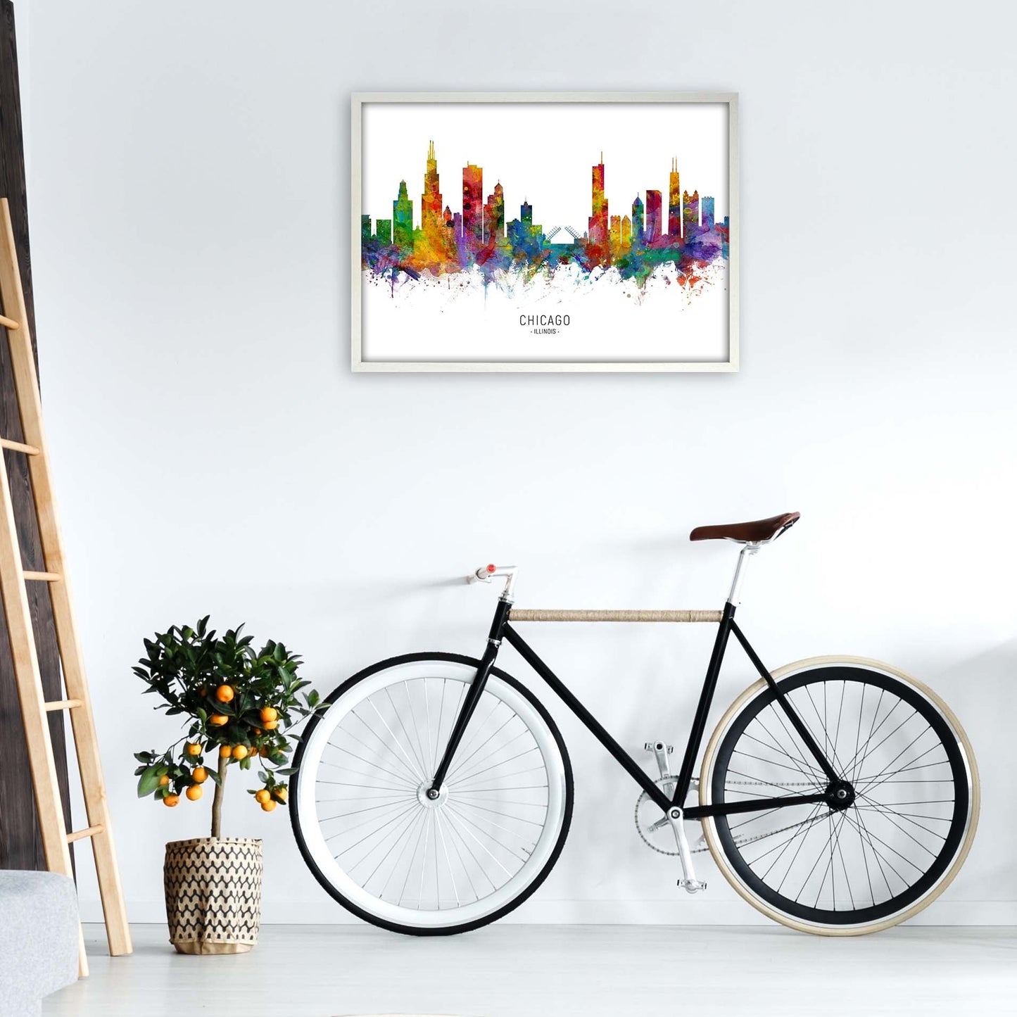 Avelena | Chicago Illinois Skyline Kunstdruck