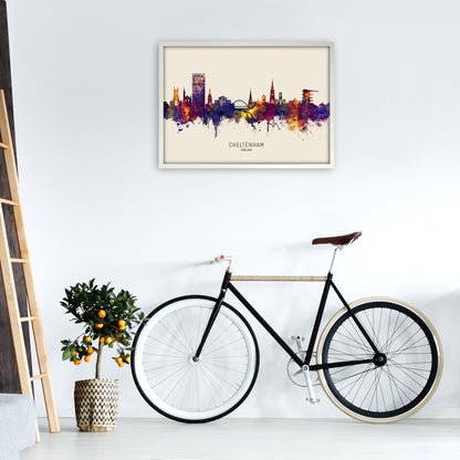 Avelena | Cheltenham England Skyline Herbst Von Name Kunst Druck