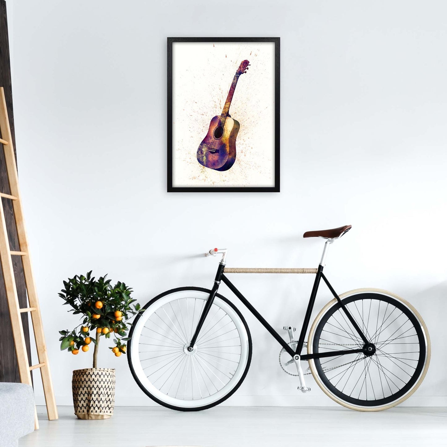 Avelena | Akustische Gitarre Aquarell