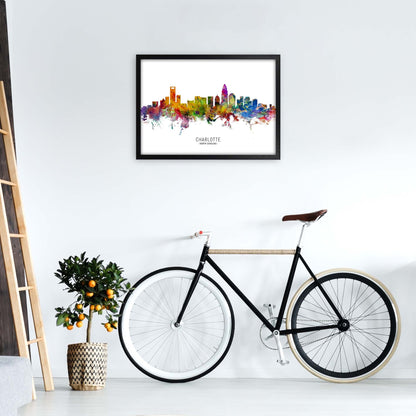 Avelena | Charlotte North Carolina Skyline Druck