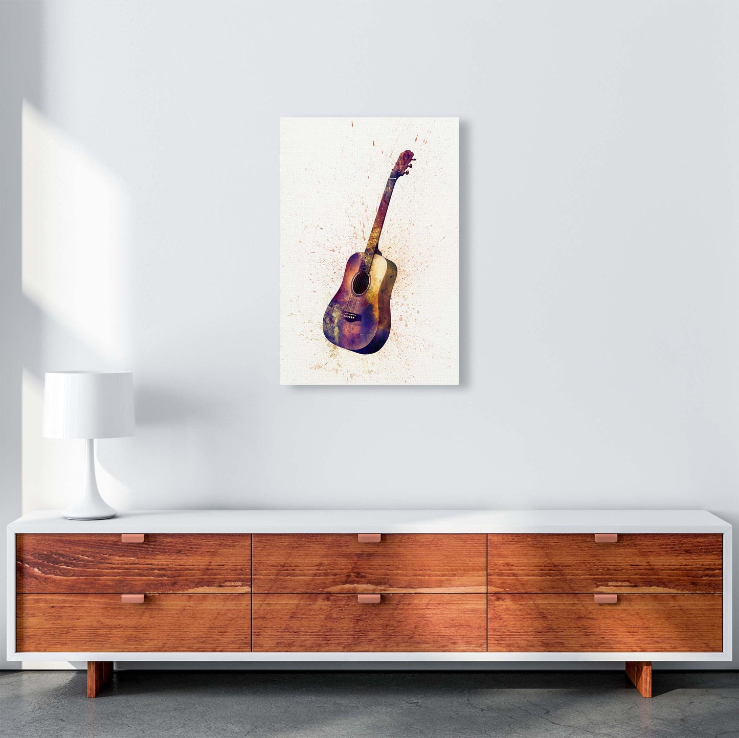 Avelena | Akustische Gitarre Aquarell