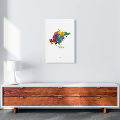 Avelena | Asia Aquarellkarte Kunstdruck