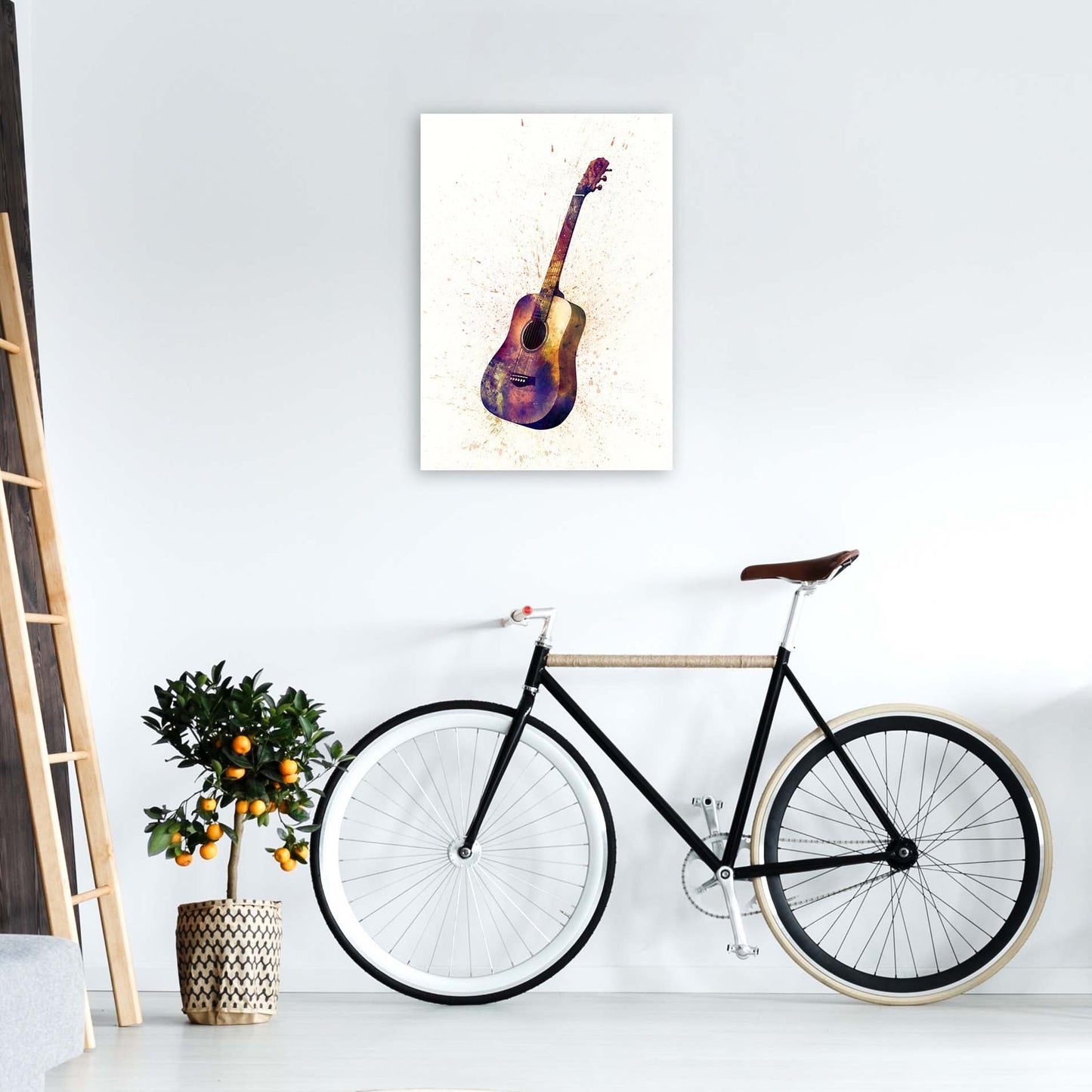 Avelena | Akustische Gitarre Aquarell