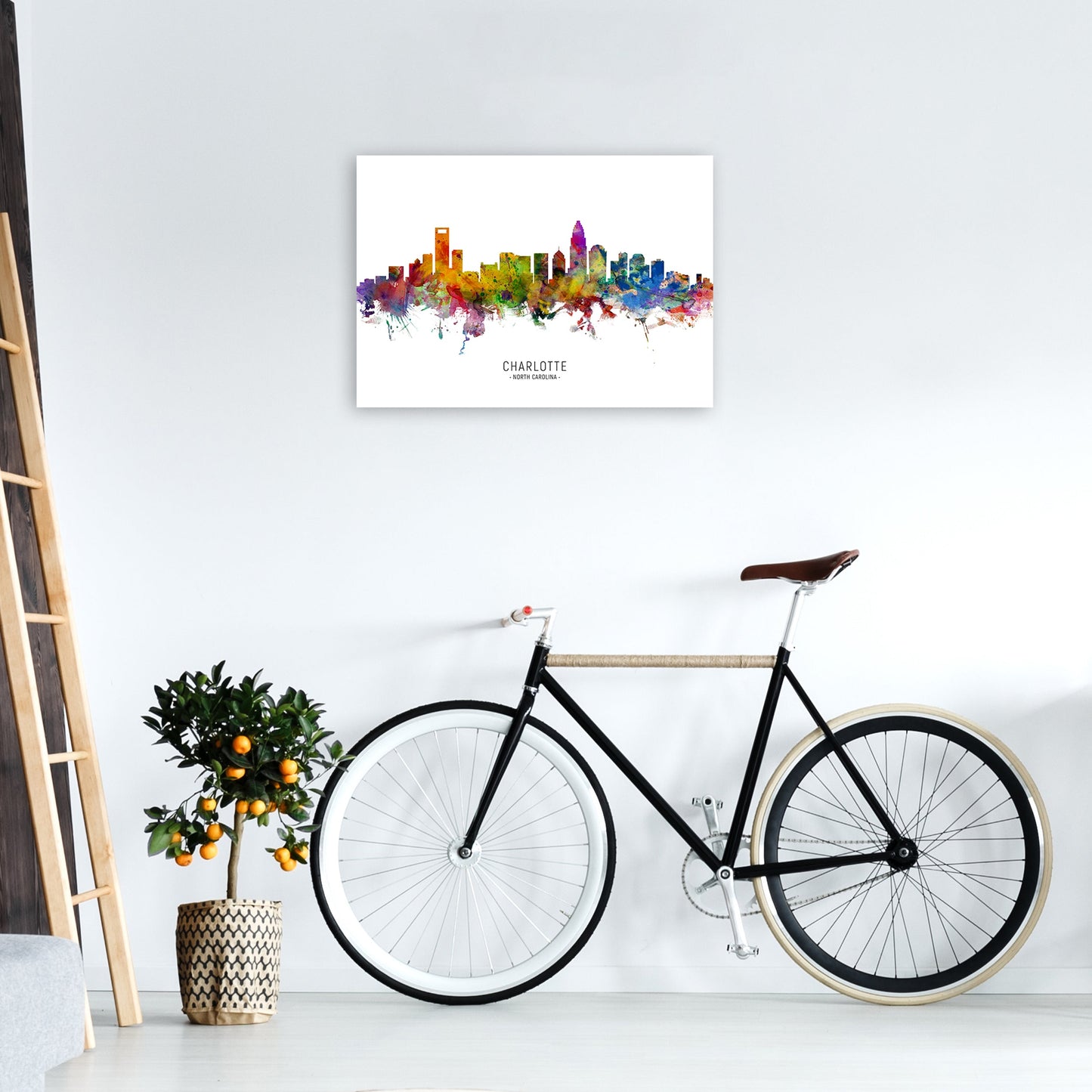 Avelena | Charlotte North Carolina Skyline Druck