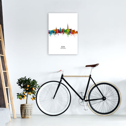 Avelena | Bern Schweiz Skyline Porträt Kunstdruck von Michael Tompsett