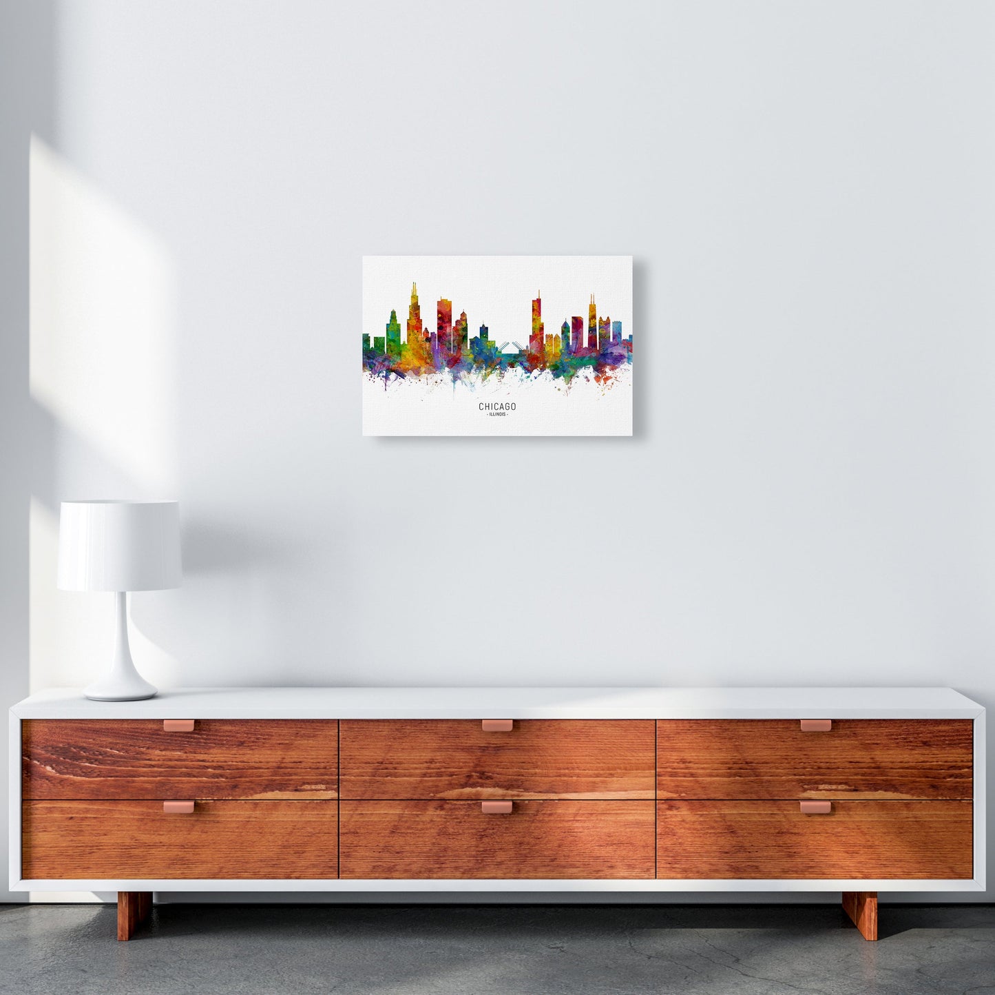 Avelena | Chicago Illinois Skyline Kunstdruck