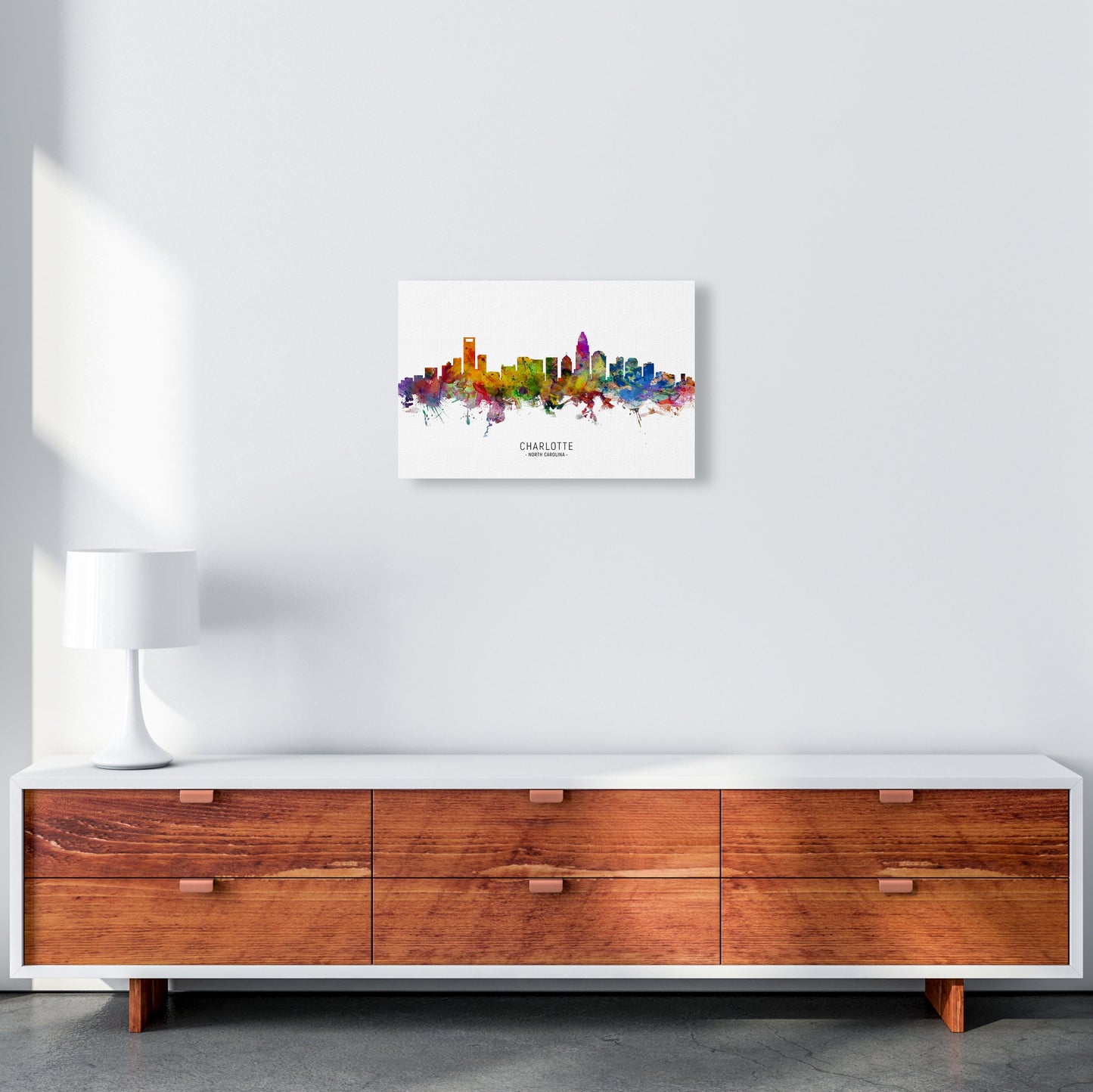Avelena | Charlotte North Carolina Skyline Druck