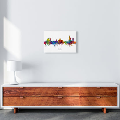 Avelena | Basel Schweiz Skyline Kunstdruck von Michael Tompsett