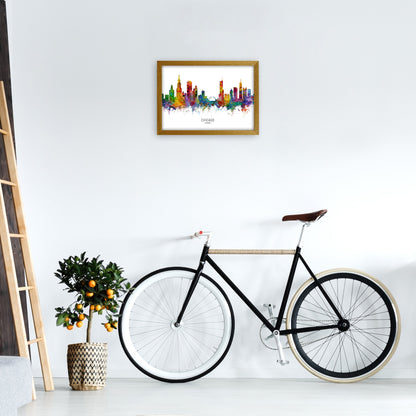 Avelena | Chicago Illinois Skyline Kunstdruck