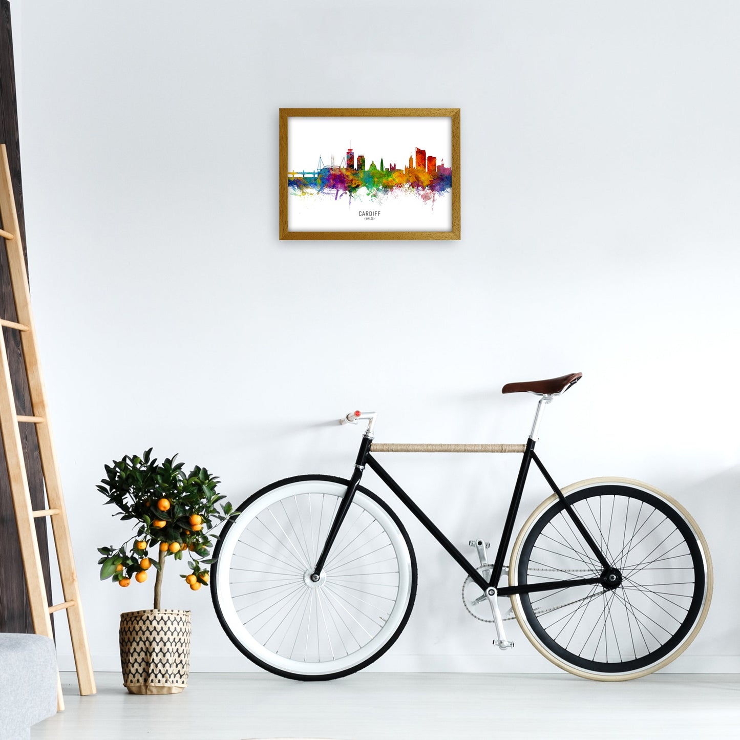 Avelena | Cardiff Wales Skyline Kunstdruck