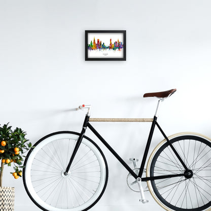 Avelena | Chicago Illinois Skyline Kunstdruck