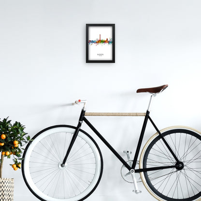 Avelena | Blackpool England Skyline Portrait Kunstdruck