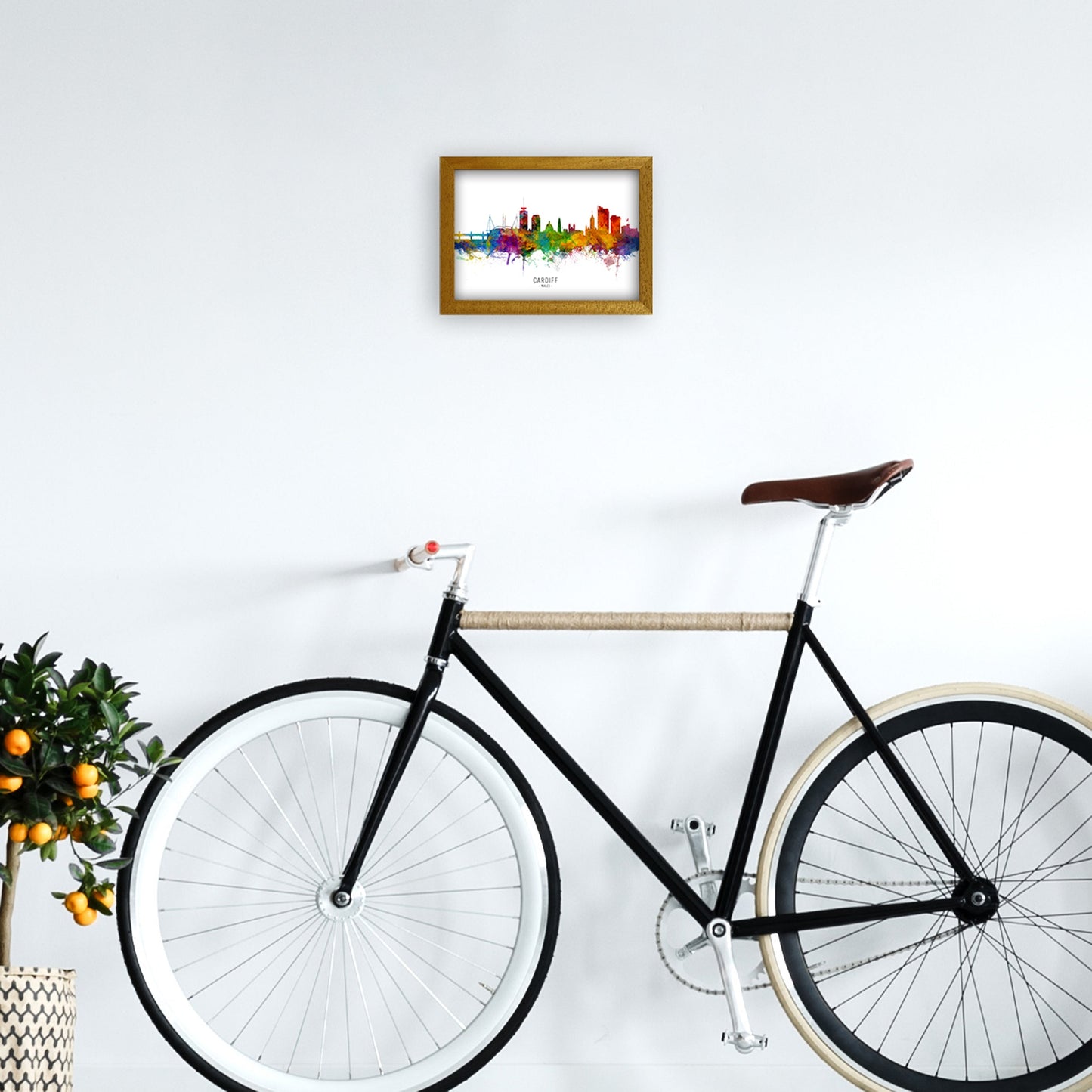 Avelena | Cardiff Wales Skyline Kunstdruck