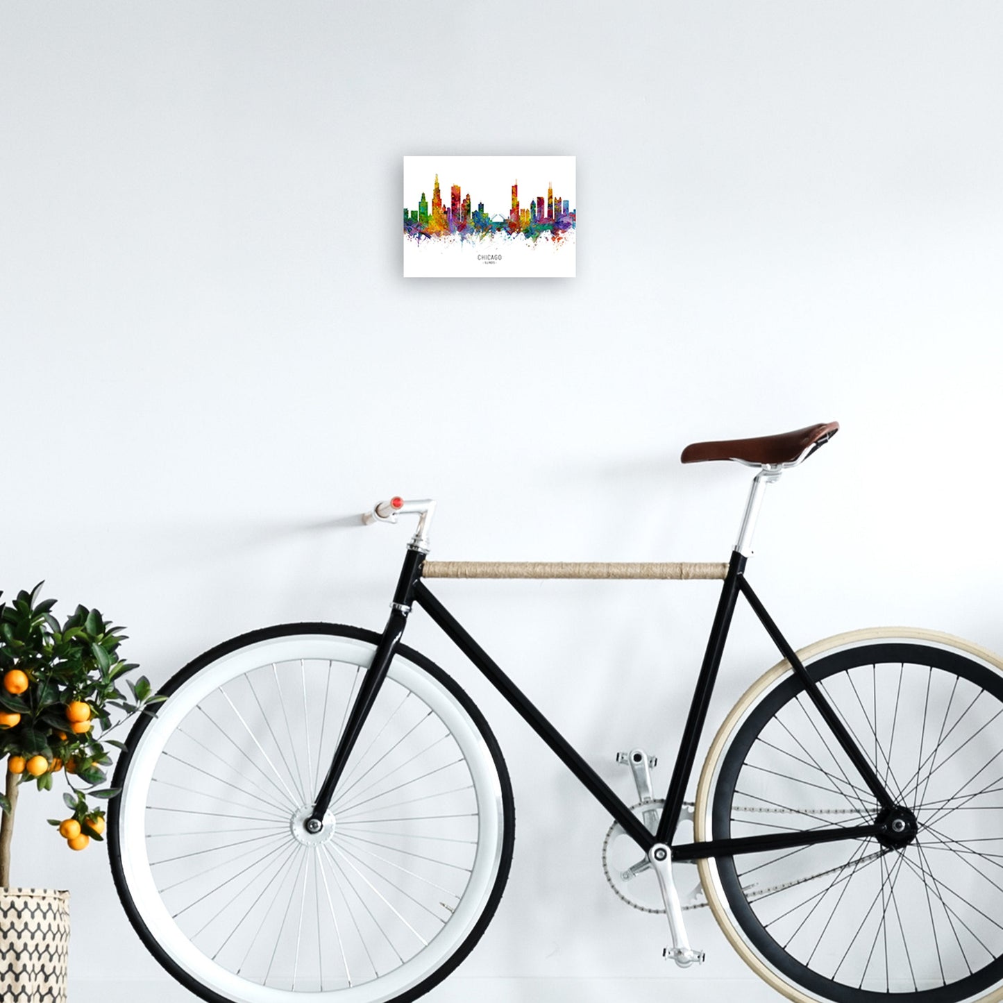 Avelena | Chicago Illinois Skyline Kunstdruck