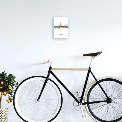 Avelena | Blackpool England Skyline Portrait Kunstdruck