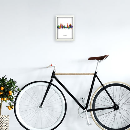 Avelena | Chicago Illinois Skyline Porträt Kunstdruck