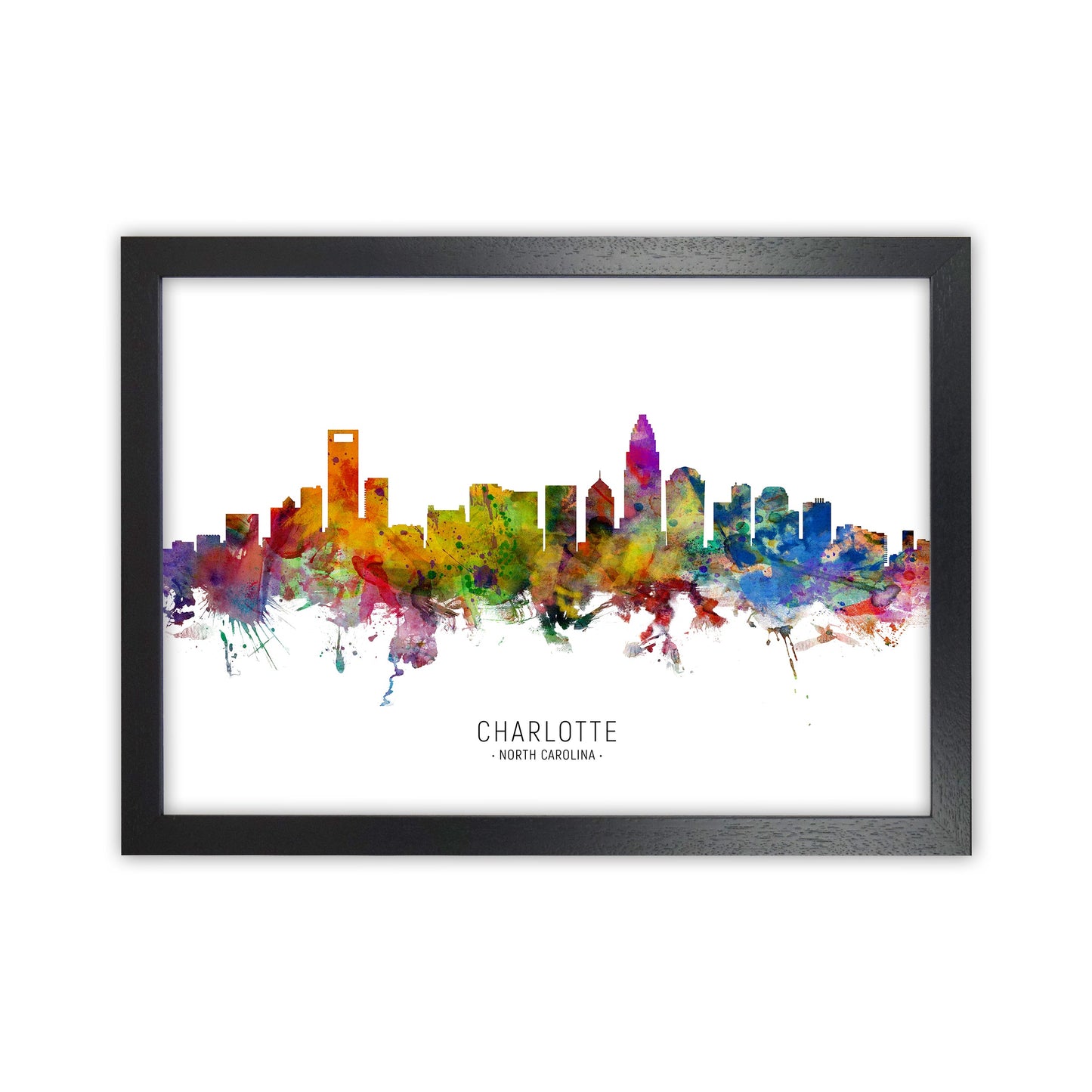 Avelena | Charlotte North Carolina Skyline Druck