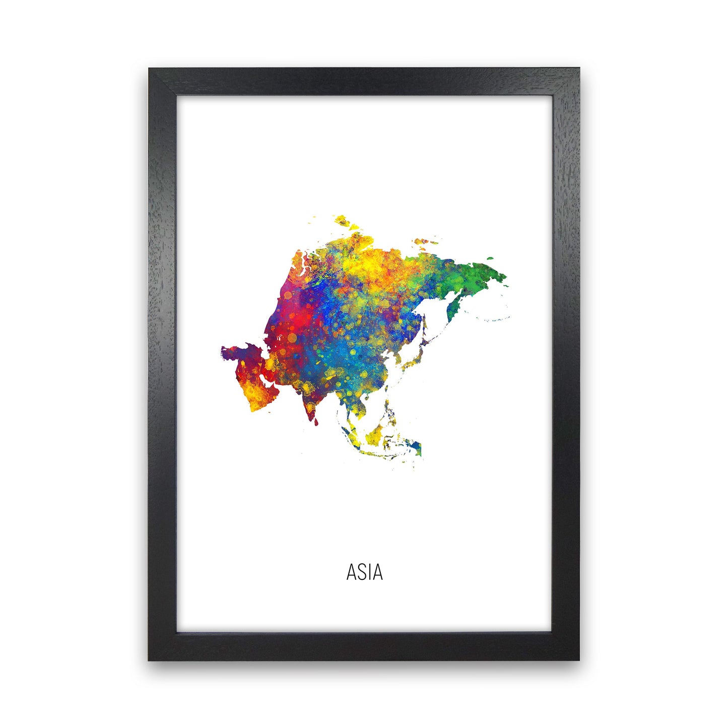 Avelena | Asia Aquarellkarte Kunstdruck