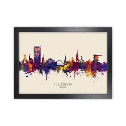 Avelena | Cheltenham England Skyline Herbst Von Name Kunst Druck