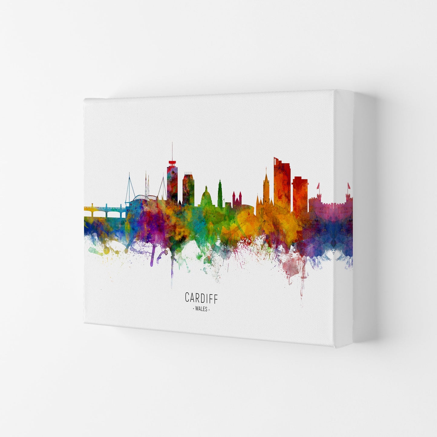 Avelena | Cardiff Wales Skyline Kunstdruck