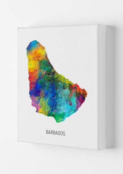 Avelena | Barbados Aquarellkarte Kunstdruck von Michael Tompsett