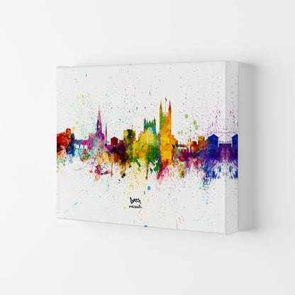 Avelena | Bad England Skyline Splash Kunstdruck von Michael Tompsett
