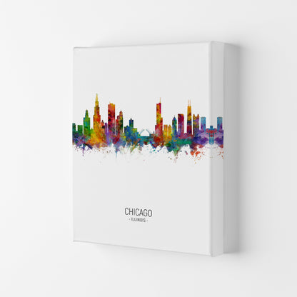 Avelena | Chicago Illinois Skyline Porträt Kunstdruck