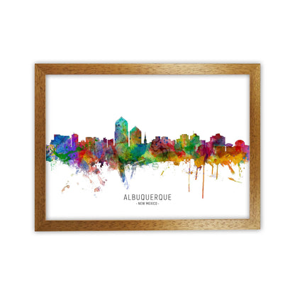 Avelena | Albuquerque New Mexico Skyline Kunstdruck