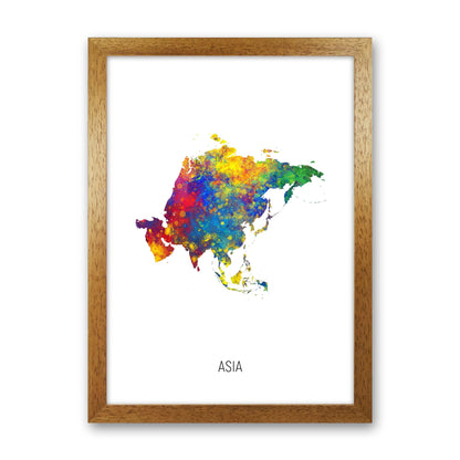 Avelena | Asia Aquarellkarte Kunstdruck