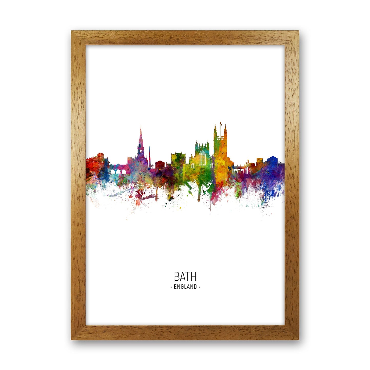 Avelena | Bad England Skyline Porträt Kunstdruck von Michael Tompsett