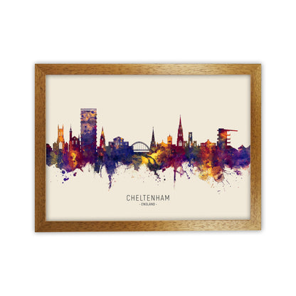 Avelena | Cheltenham England Skyline Herbst Von Name Kunst Druck