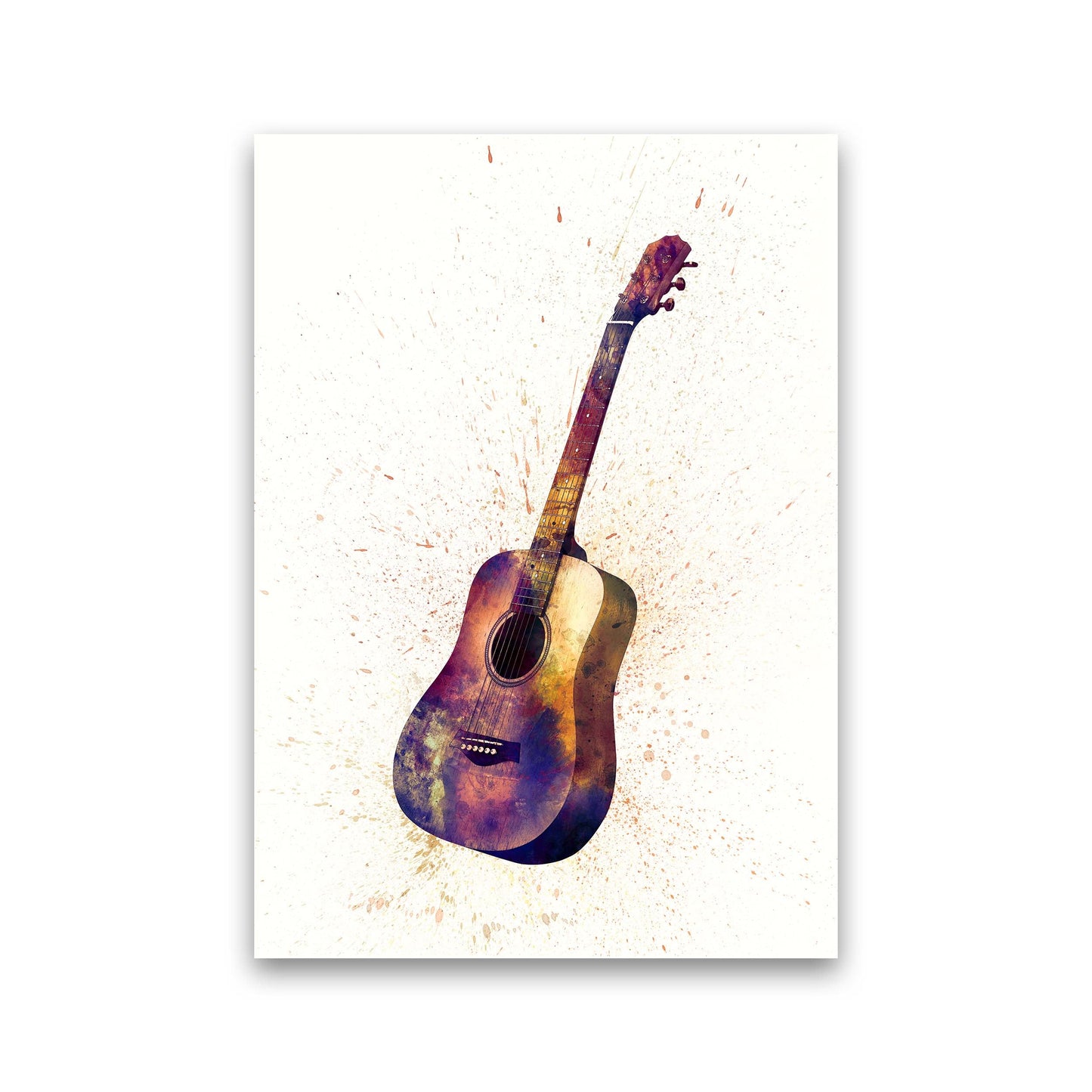 Avelena | Akustische Gitarre Aquarell