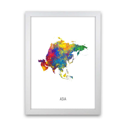 Avelena | Asia Aquarellkarte Kunstdruck