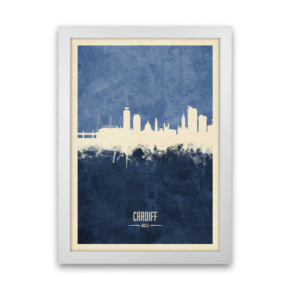 Avelena | Cardiff Wales Skyline Porträt Marine Kunstdruck