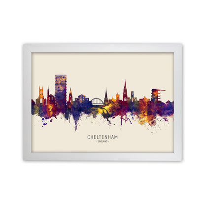 Avelena | Cheltenham England Skyline Herbst Von Name Kunst Druck
