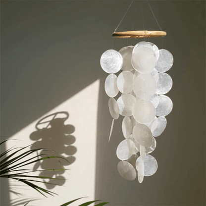 Avelena | ShellDreams Handgefertigtes Babyzimmer Windspiel | Muschel-Mobile | Beruhigende Klänge