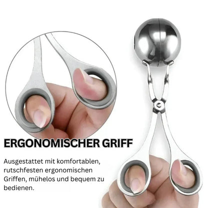 Avelena | Edelstahl-Fleischballformer – Fleischbällchen Zange für perfekte Hackbällchen