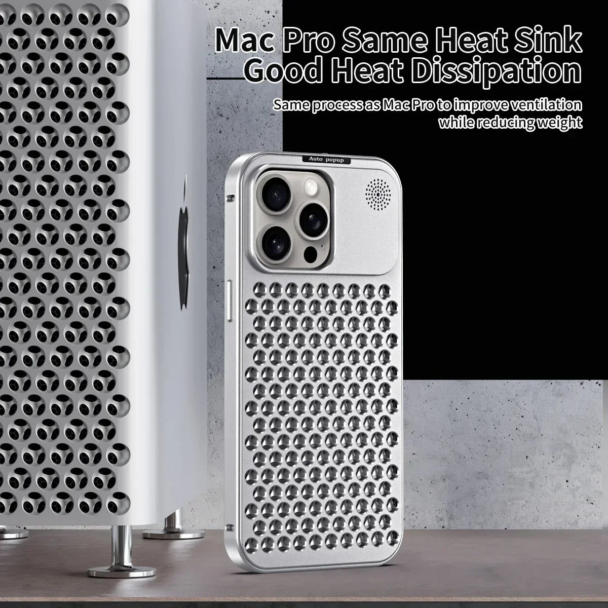 Avelena | Atemberaubende Parfüm Aluminiumlegierung Wärmeableitung Handyhülle für iPhone 12 13 14 15 Pro Max Plus abnehmbarer Schutzdeckel