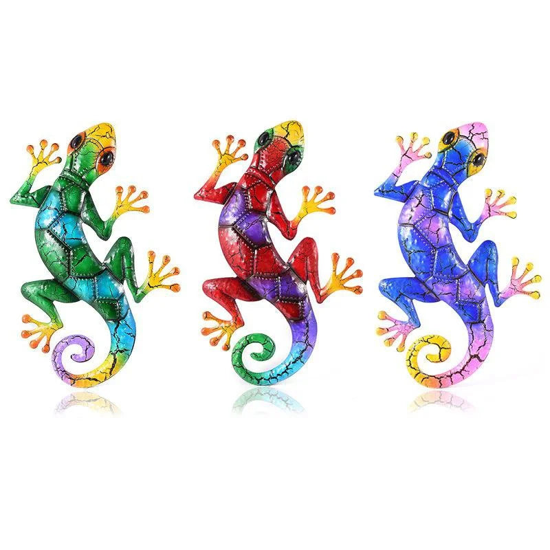 Avelena | Geckograndeur Dauerhafte Metallgartengeckos