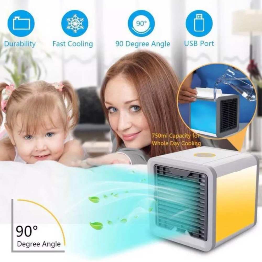 Avelena | Frost Air Kleine tragbare Klimaanlage Miniatur Luftkühler AC 550ml Wassertank