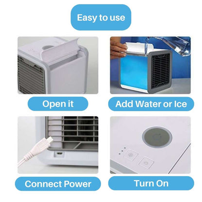 Avelena | Frost Air Kleine tragbare Klimaanlage Miniatur Luftkühler AC 550ml Wassertank