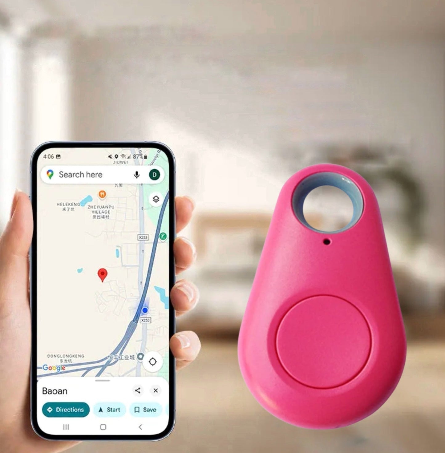 Avelena | KidLocate | Mini-GPS-Tracking-Gerät für Kinder mit Echtzeit-Ortung & SOS-Funktion