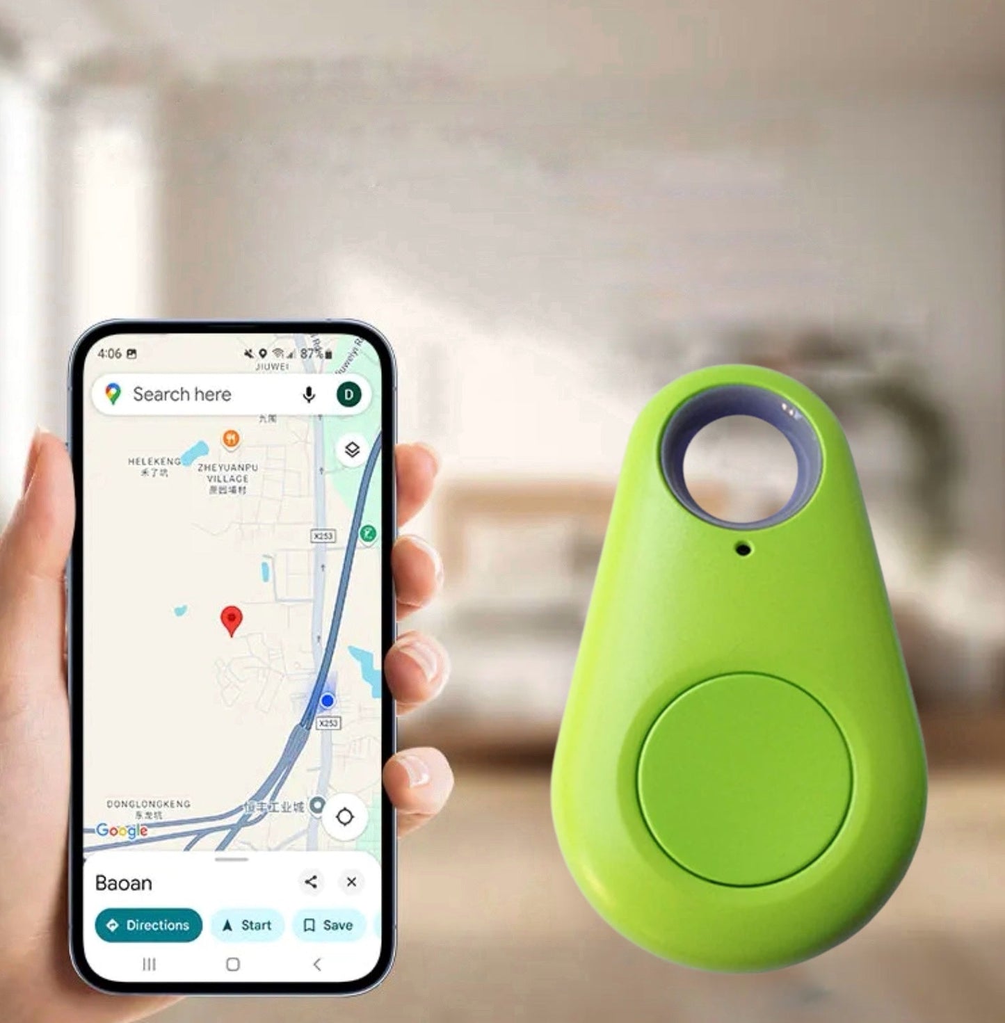 Avelena | KidLocate | Mini-GPS-Tracking-Gerät für Kinder mit Echtzeit-Ortung & SOS-Funktion