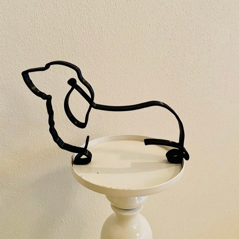 Avelena | Minimalistische Hundekunstskulptur
