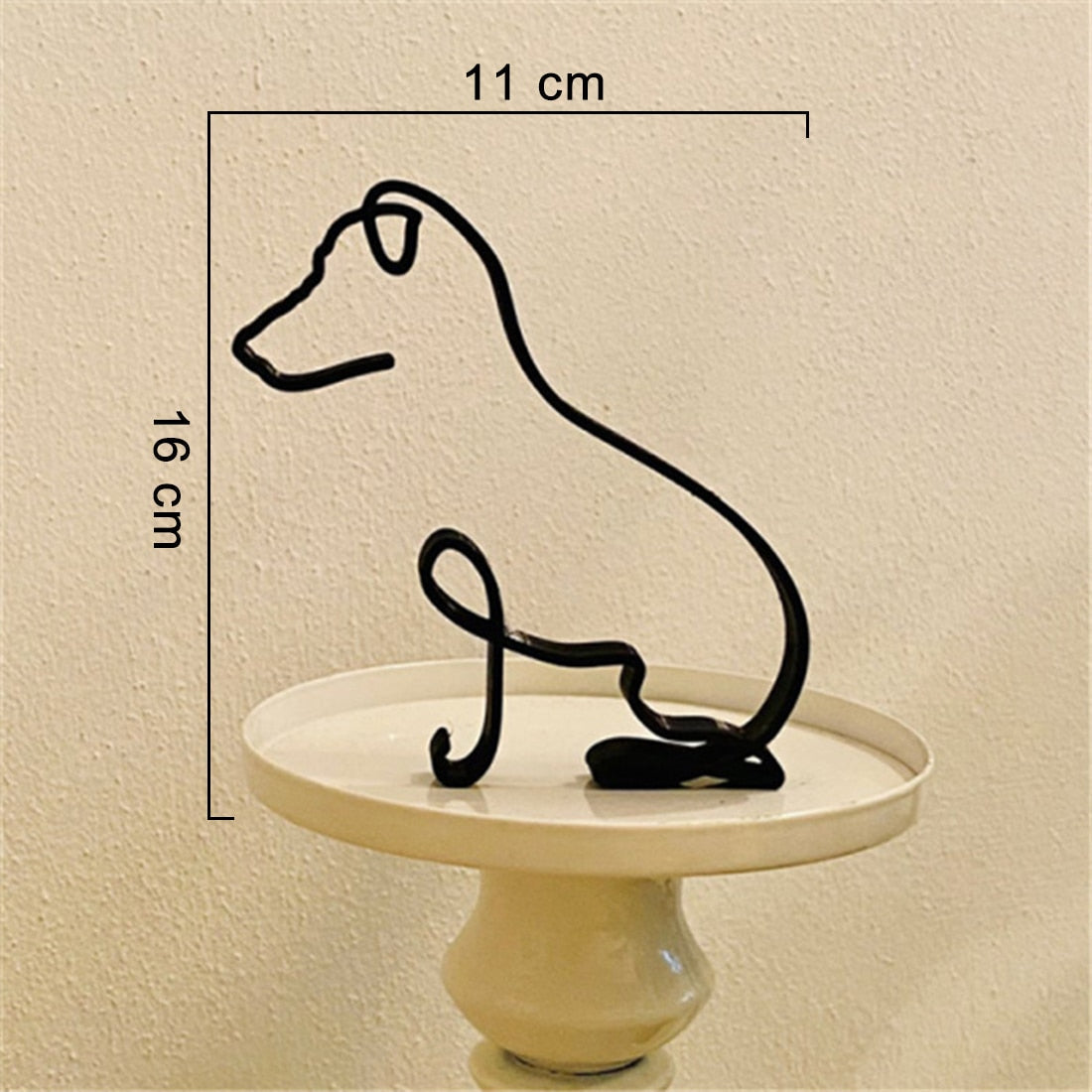 Avelena | Minimalistische Hundekunstskulptur