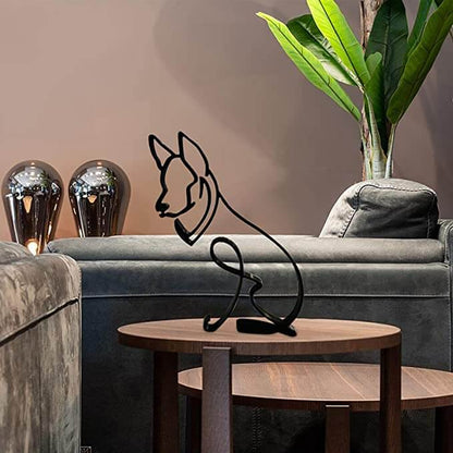 Avelena | Minimalistische Hundekunstskulptur